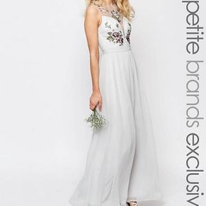 Chi Chi London Petite Maxi Tulle Dress UK 6P BNWT